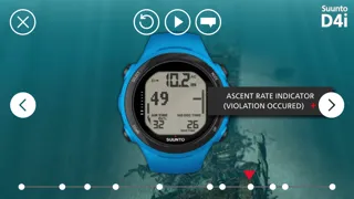 Ảnh chụp màn hình của Suunto Dive Learning Tools – Teach yourself how to set up and use the Suunto D4i Novo, Vyper Novo and Zoop Novo.