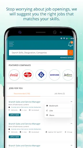 Tangkapan layar Jobejee - Jobs in Nepal
