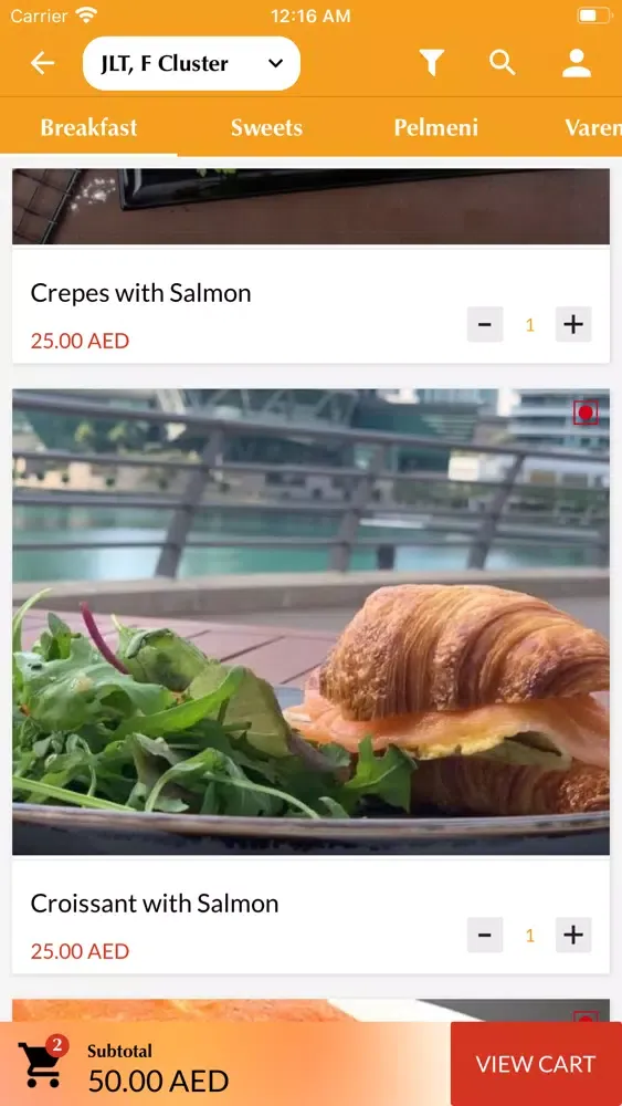 Suvoroff Restaurant スクリーンショット