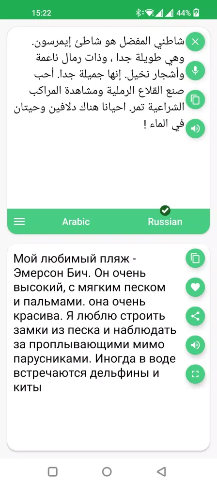 Arabic - Russian Translator Screenshots