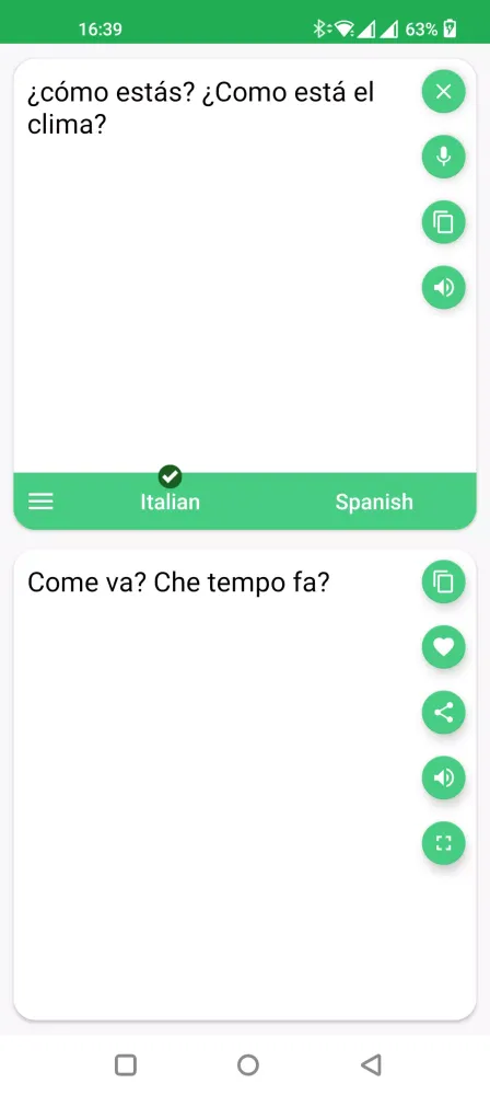 Italian - French Translator سکرین شاٹس