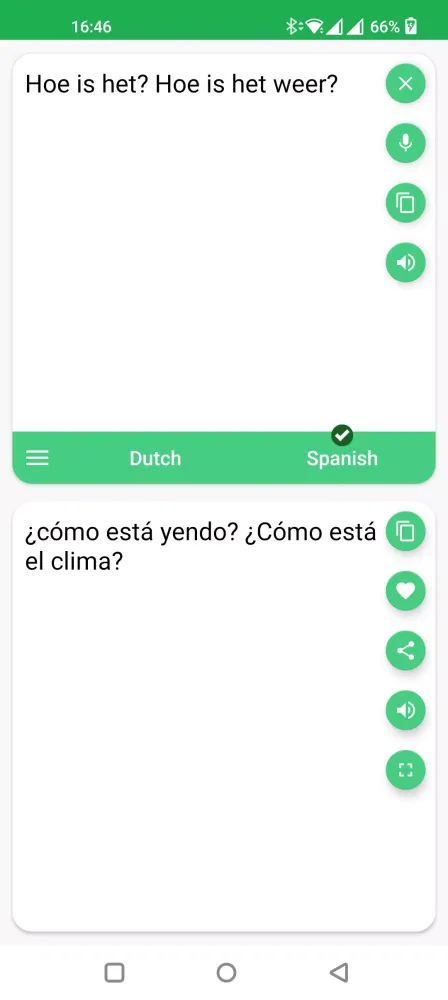 Capturas de pantalla de Dutch - Spanish Translator