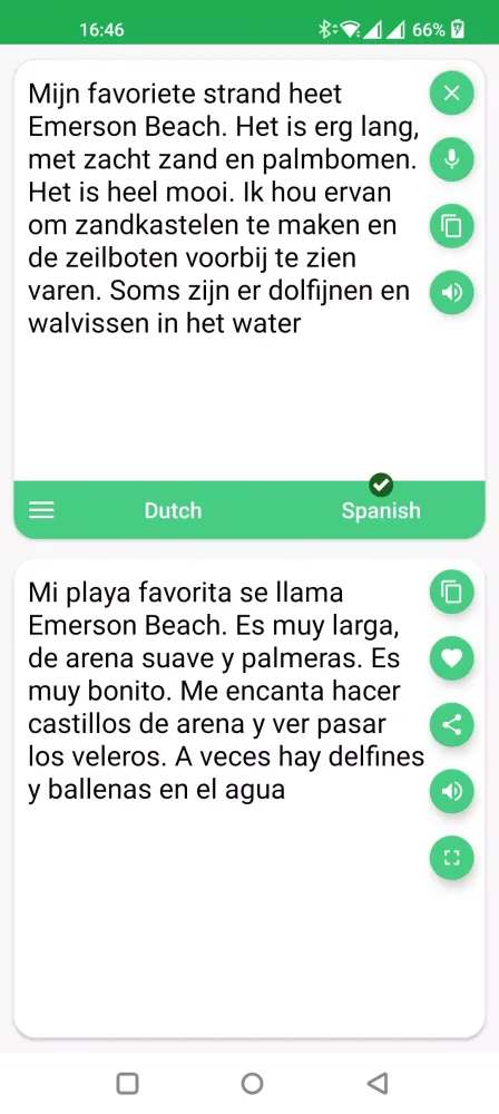 Capturas de pantalla de Dutch - Spanish Translator