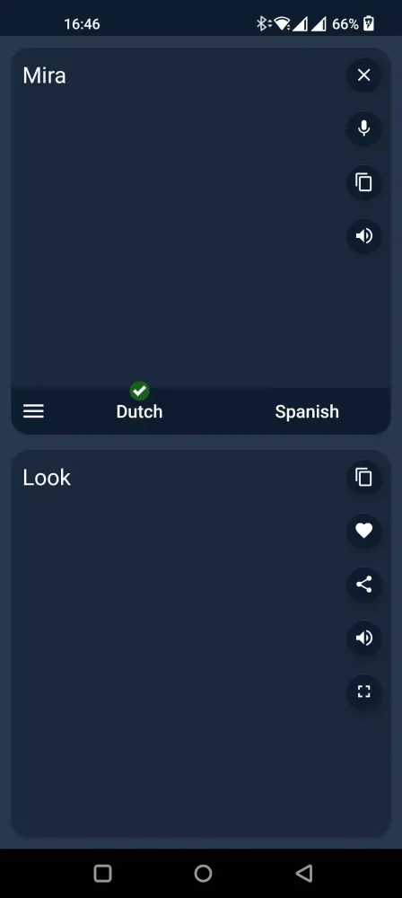 Capturas de pantalla de Dutch - Spanish Translator