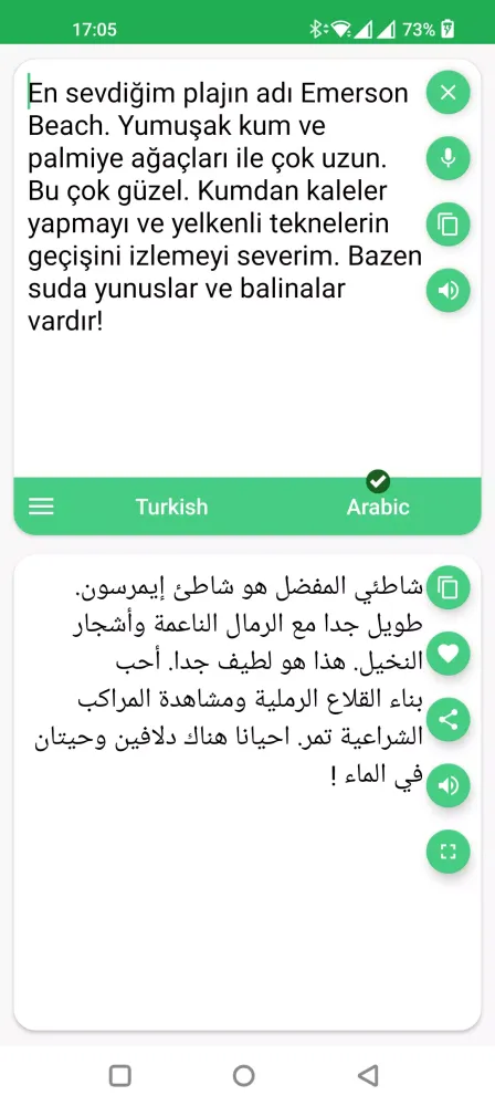 Turkish - Arabic Translator سکرین شاٹس