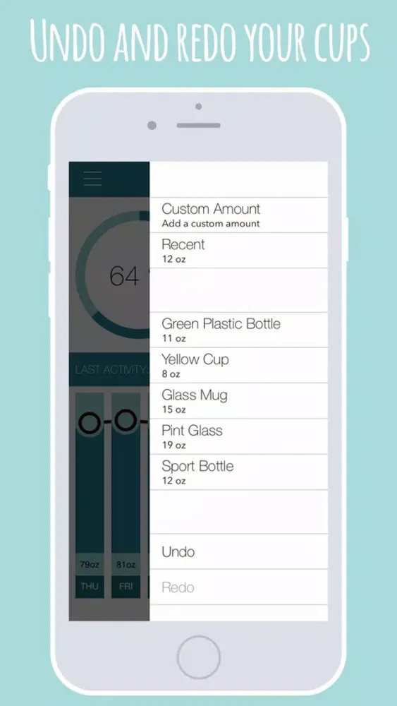 Zrzuty ekranu My Cup - Water Intake Calculator and Tracker