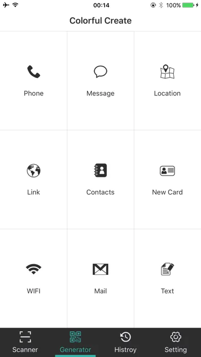 Скриншоты Colorful QR Scanner and Reader