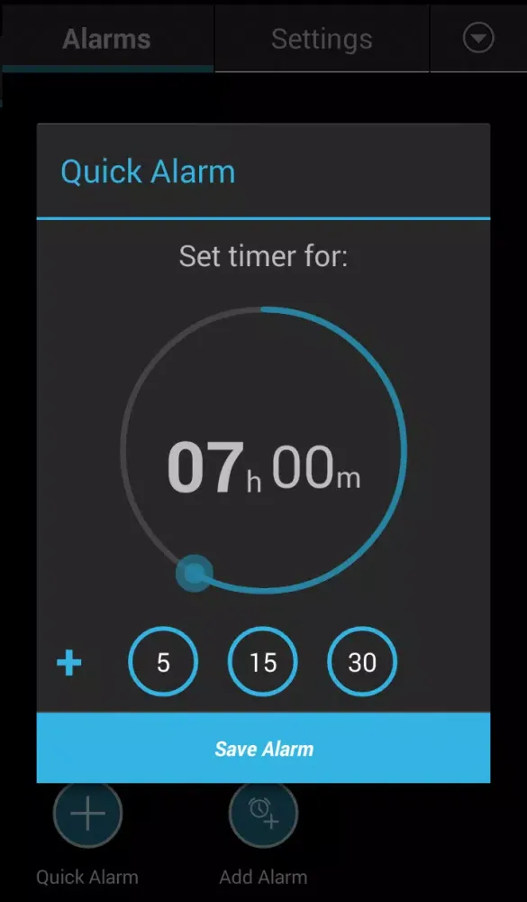 Ảnh chụp màn hình của Simple Alarm Clock