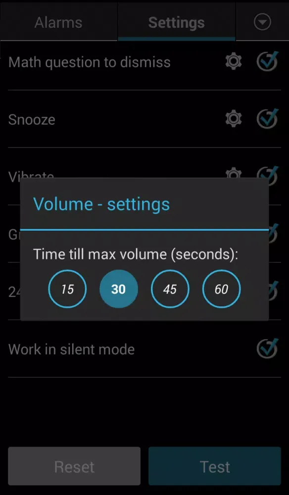 Ảnh chụp màn hình của Simple Alarm Clock