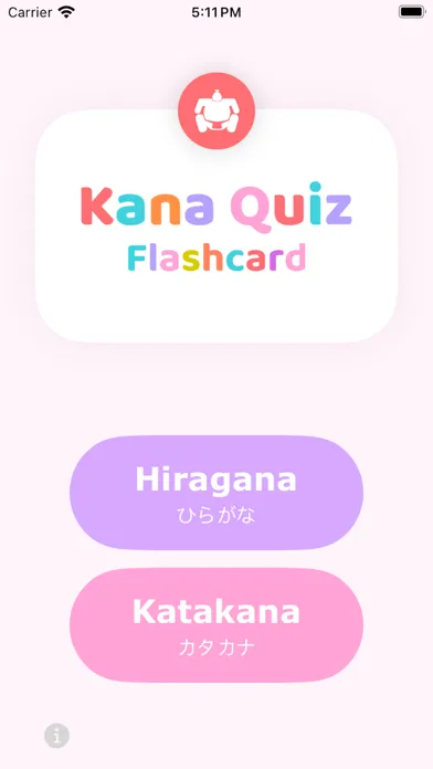Screenshot di Kana Quiz Flashcard