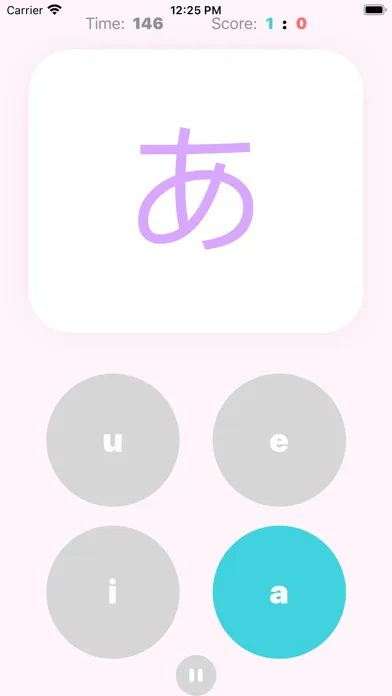 Screenshot di Kana Quiz Flashcard