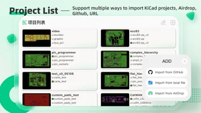 ภาพหน้าจอของ KiCad Viewer