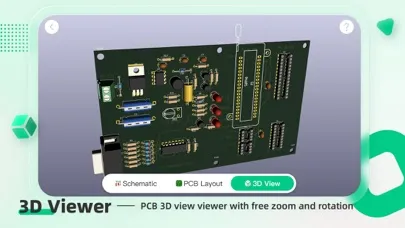 ภาพหน้าจอของ KiCad Viewer
