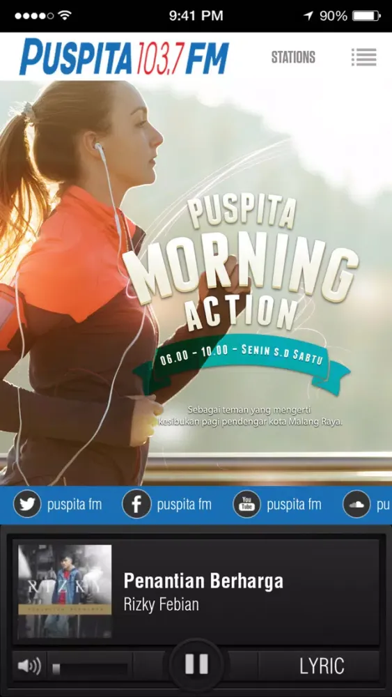 Puspita 103.7 FM应用截图