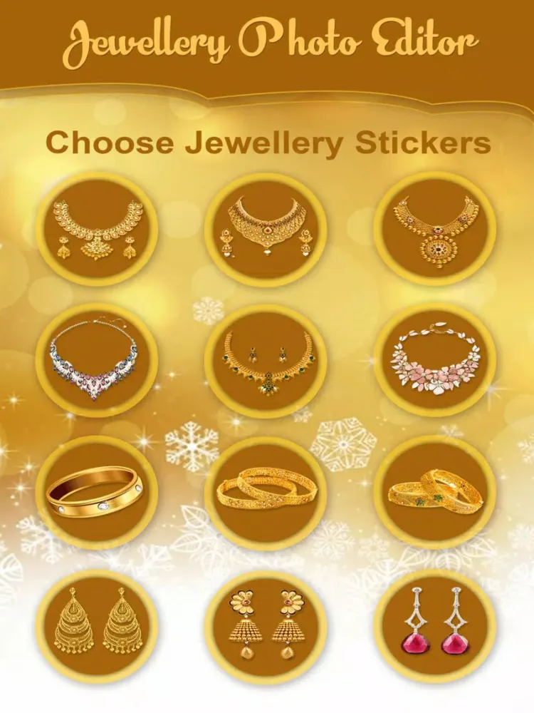 Stylish Jewellery Photo Editor iPad  Ekran Görüntüleri