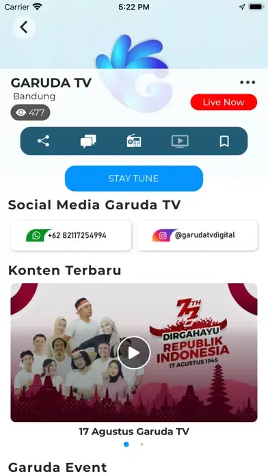 GARUDA TV RADIO应用截图