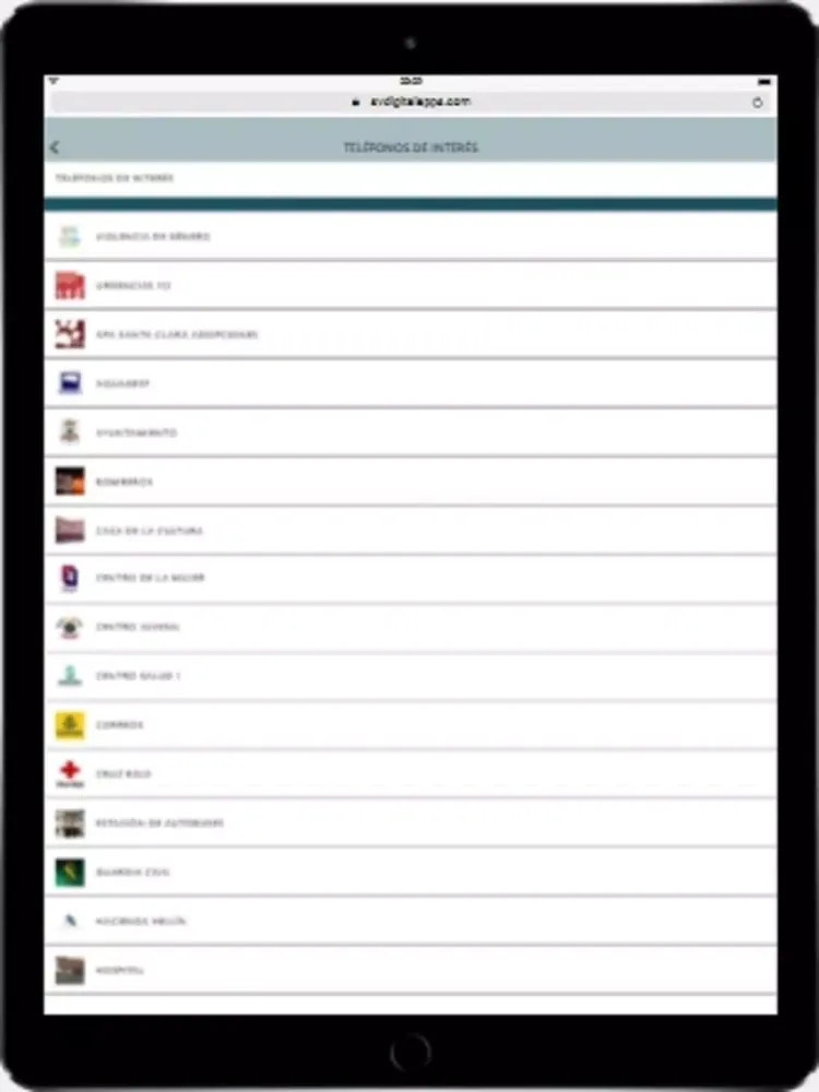 Скриншоты Guía Profesional de Tobarra iPad 