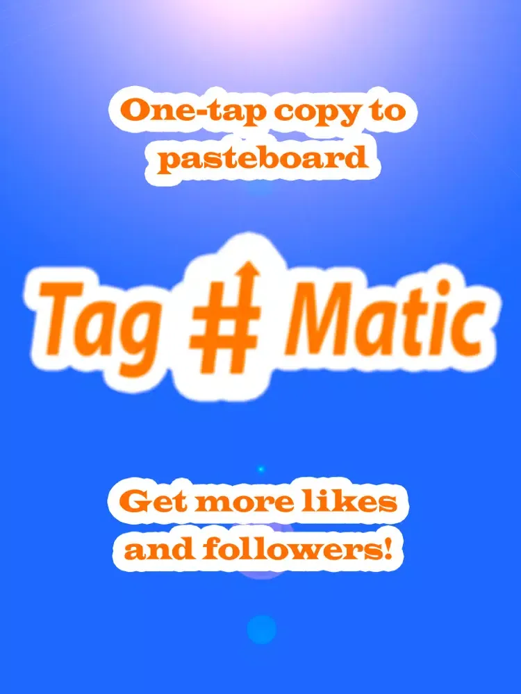 Tangkapan skrin Tagmatic - get more likes and followers iPad 