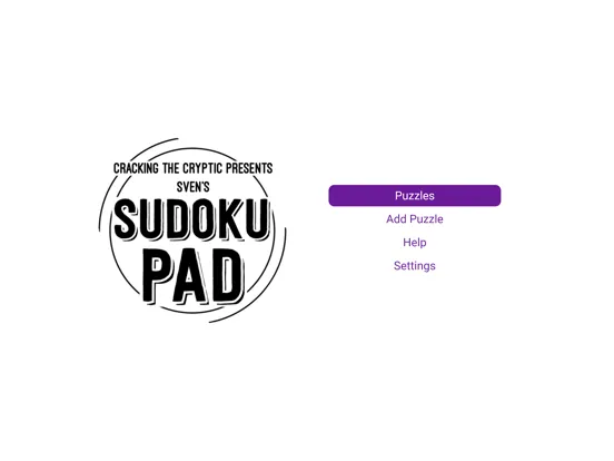 Capturas de pantalla de Sven's SudokuPad iPad 