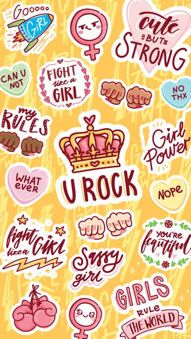 Capturas de tela do Girl Power.