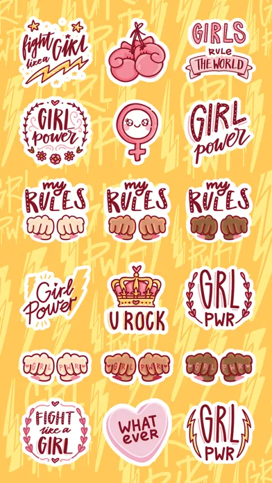 Capturas de tela do Girl Power.