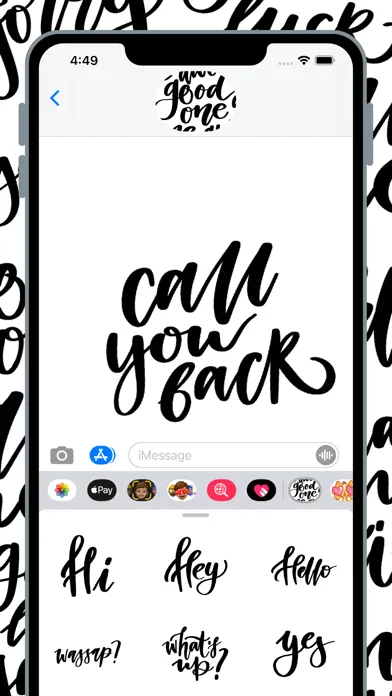 Tangkapan layar Calligraphy style