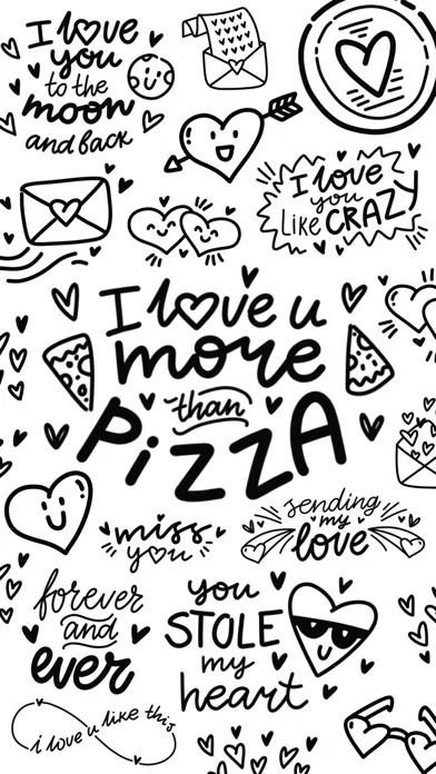 i love u! Stickers for iMessage应用截图