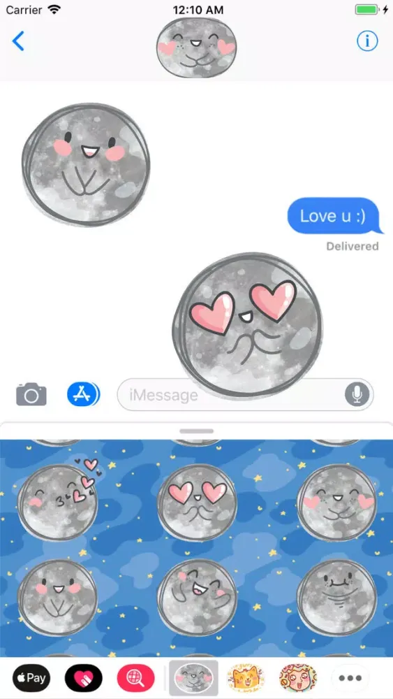 Tangkapan layar Moony Moon