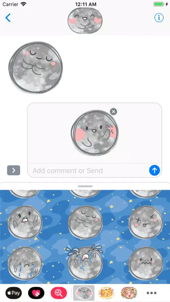Tangkapan layar Moony Moon