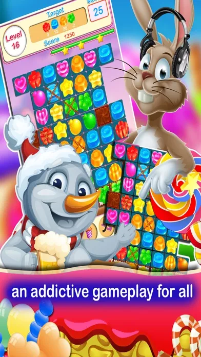 Скриншоты Candy Heroes Match 3 game