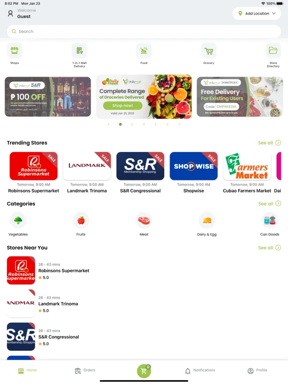 Capturas de pantalla de DailyMart - Grocery Deliveries iPad 