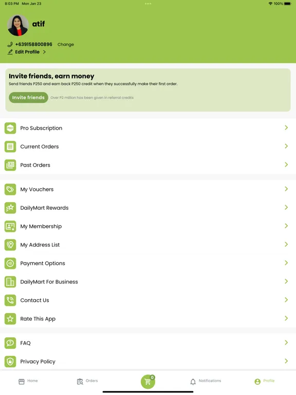 Capturas de pantalla de DailyMart - Grocery Deliveries iPad 
