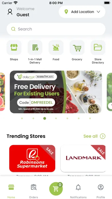 Capturas de pantalla de DailyMart - Grocery Deliveries