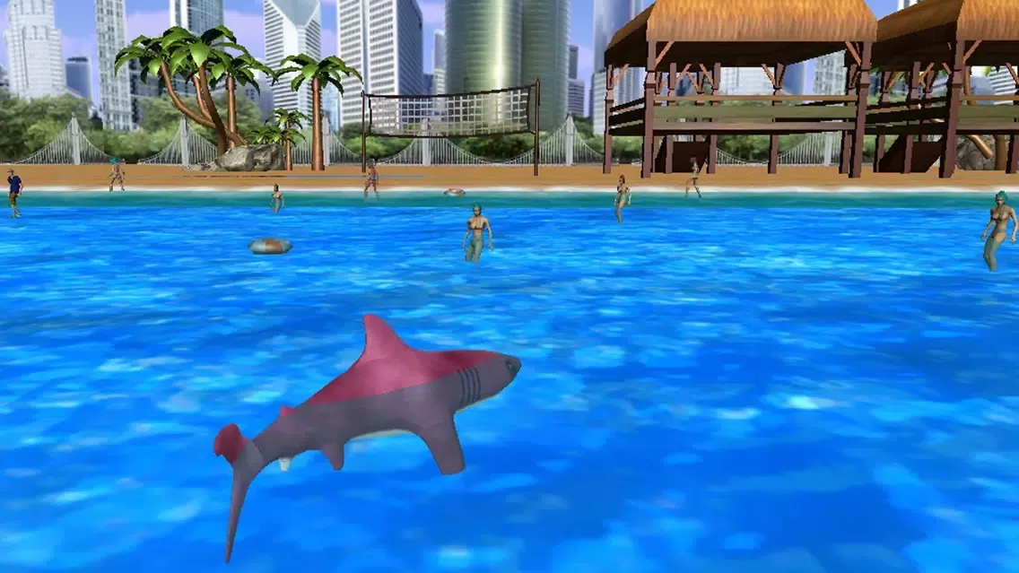 Capturas de tela do Angry Evolving Shark:Hungry Fish attacking at Beac