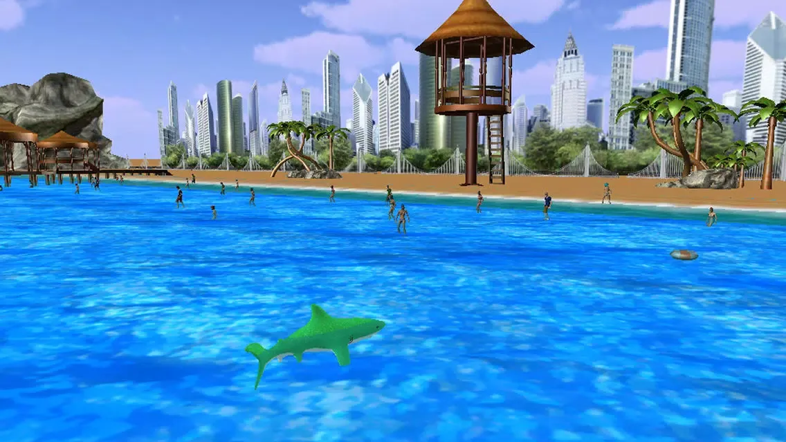 Capturas de tela do Angry Evolving Shark:Hungry Fish attacking at Beac