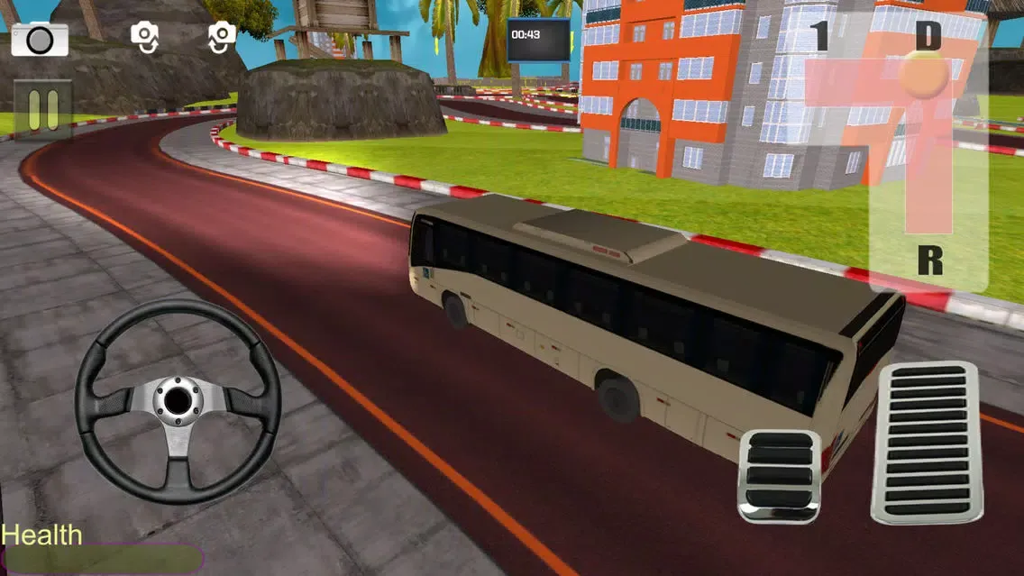 Captures d'écran de Bus Driving Game 2017: Drop Army Officers