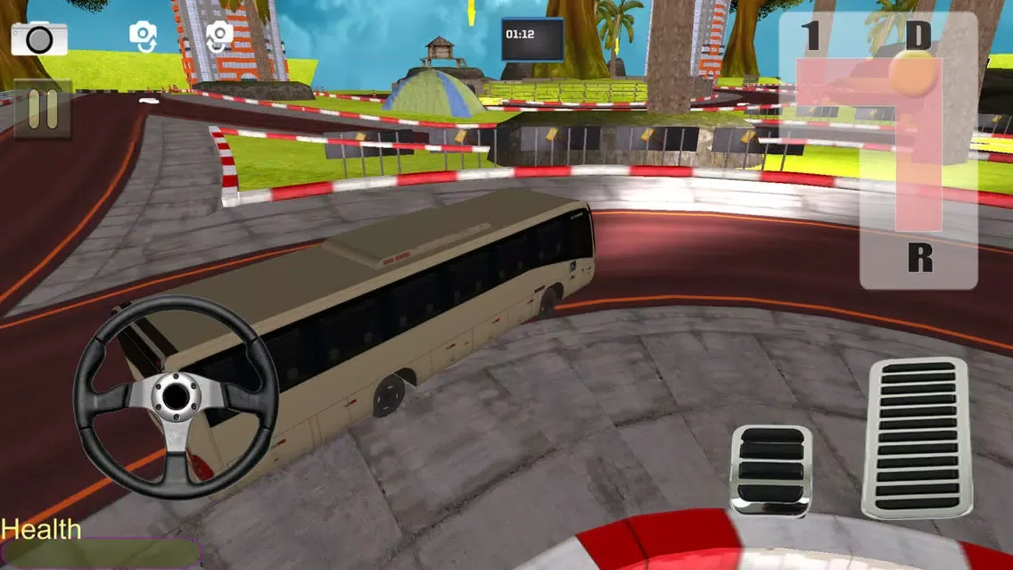Captures d'écran de Bus Driving Game 2017: Drop Army Officers