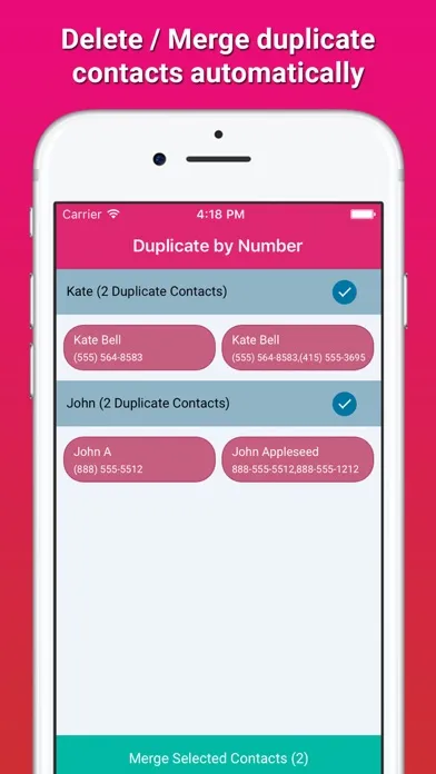 Скриншоты Contact Tools - Delete Duplicate Contacts + Backup