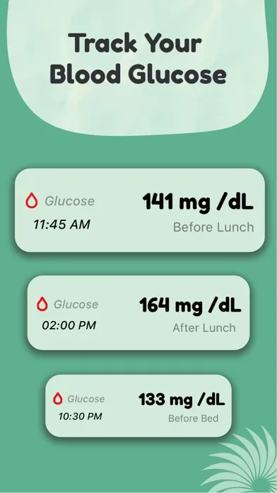 Glucose Tracker - Blood Sugar Screenshots