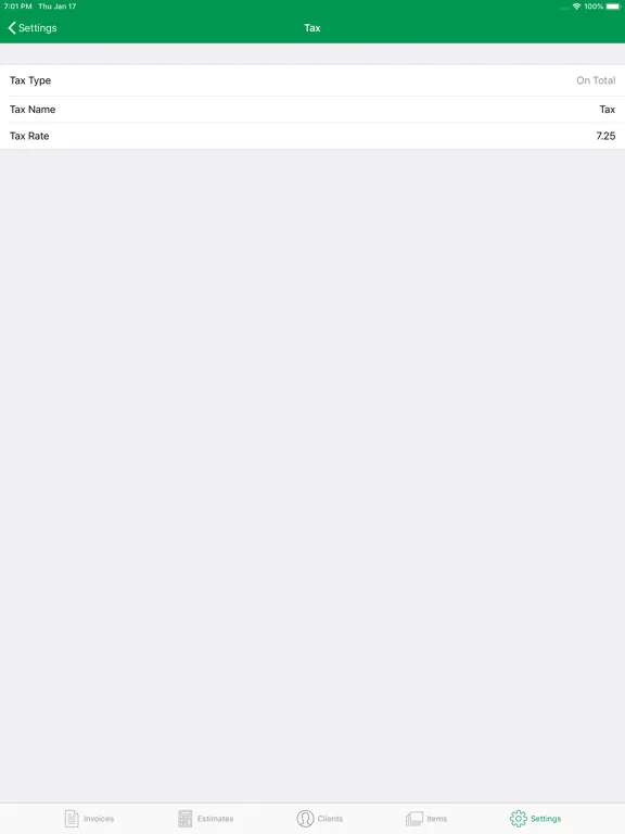 Captures d'écran de Invoice App for Small Business iPad 