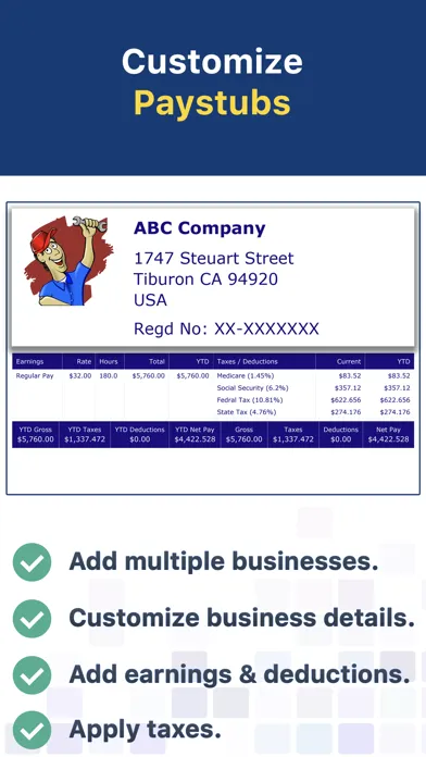 Paystub Builder: PDF Payslips应用截图