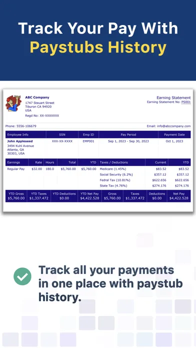 Paystub Builder: PDF Payslips应用截图