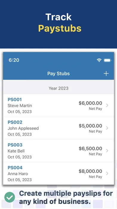 Paystub Builder: PDF Payslips应用截图