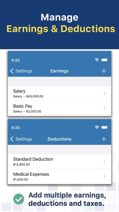Paystub Builder: PDF Payslips应用截图