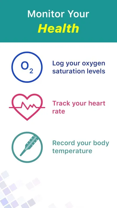 Blood Oxygen & Temperature App应用截图