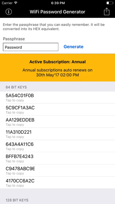 Wifi Password Gen - WEP Keys Ekran Görüntüleri
