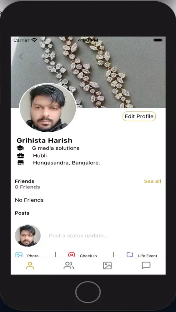 Capturas de tela do Daivajnya Brahmin Club