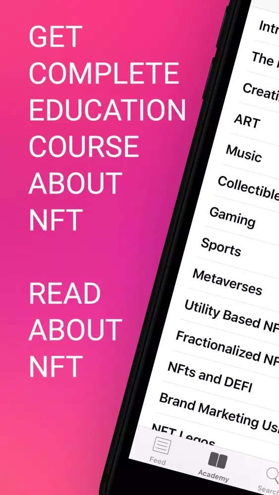 Capturas de tela do NFT Academy: Buy Sell nfts art