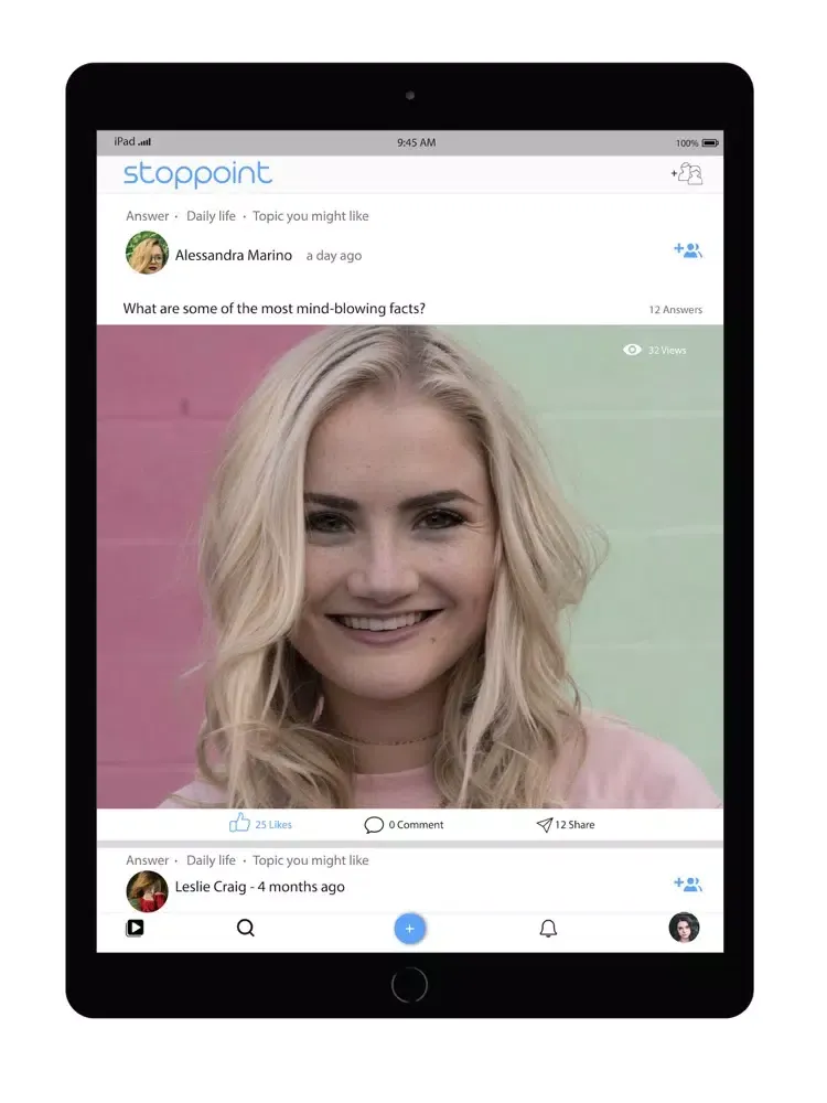 StopPoint: Video, Q&A, Connect iPad  سکرین شاٹس