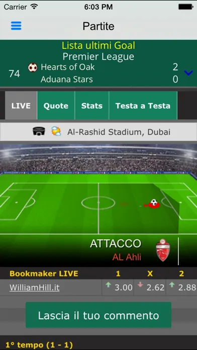 Diretta365 - Football Livescores Screenshots